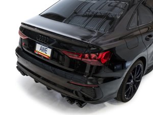 Audi S3 Performance Exhaust - AWE Tuning - Touring Edition, Cat-Back - Diamond Black - `22-`24